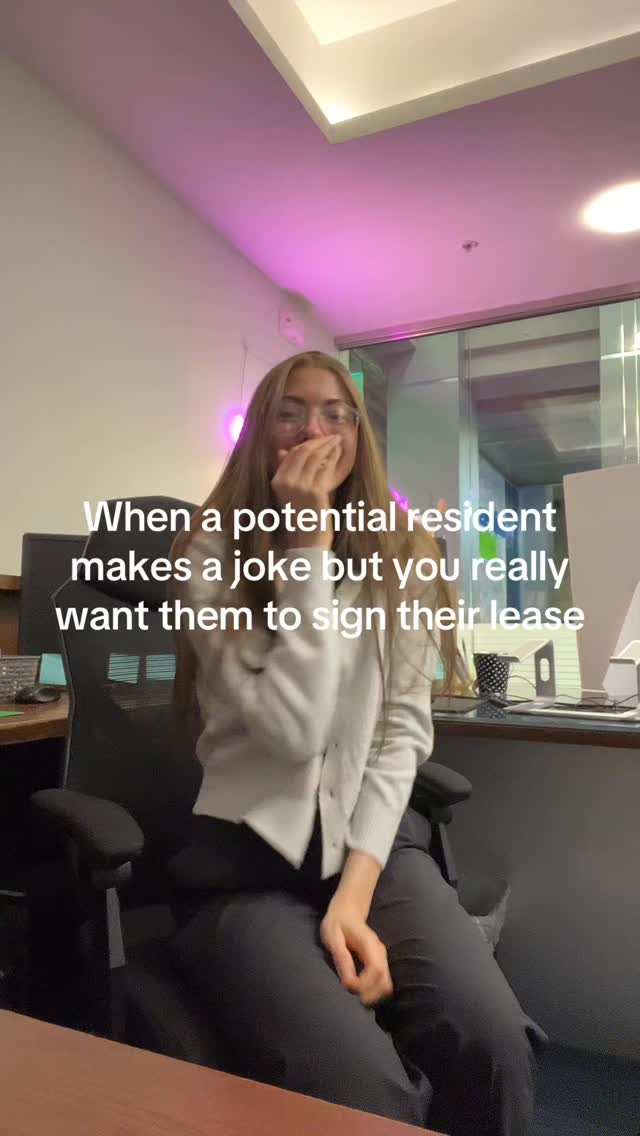 Hahaha sign today and save $450 on new leases!