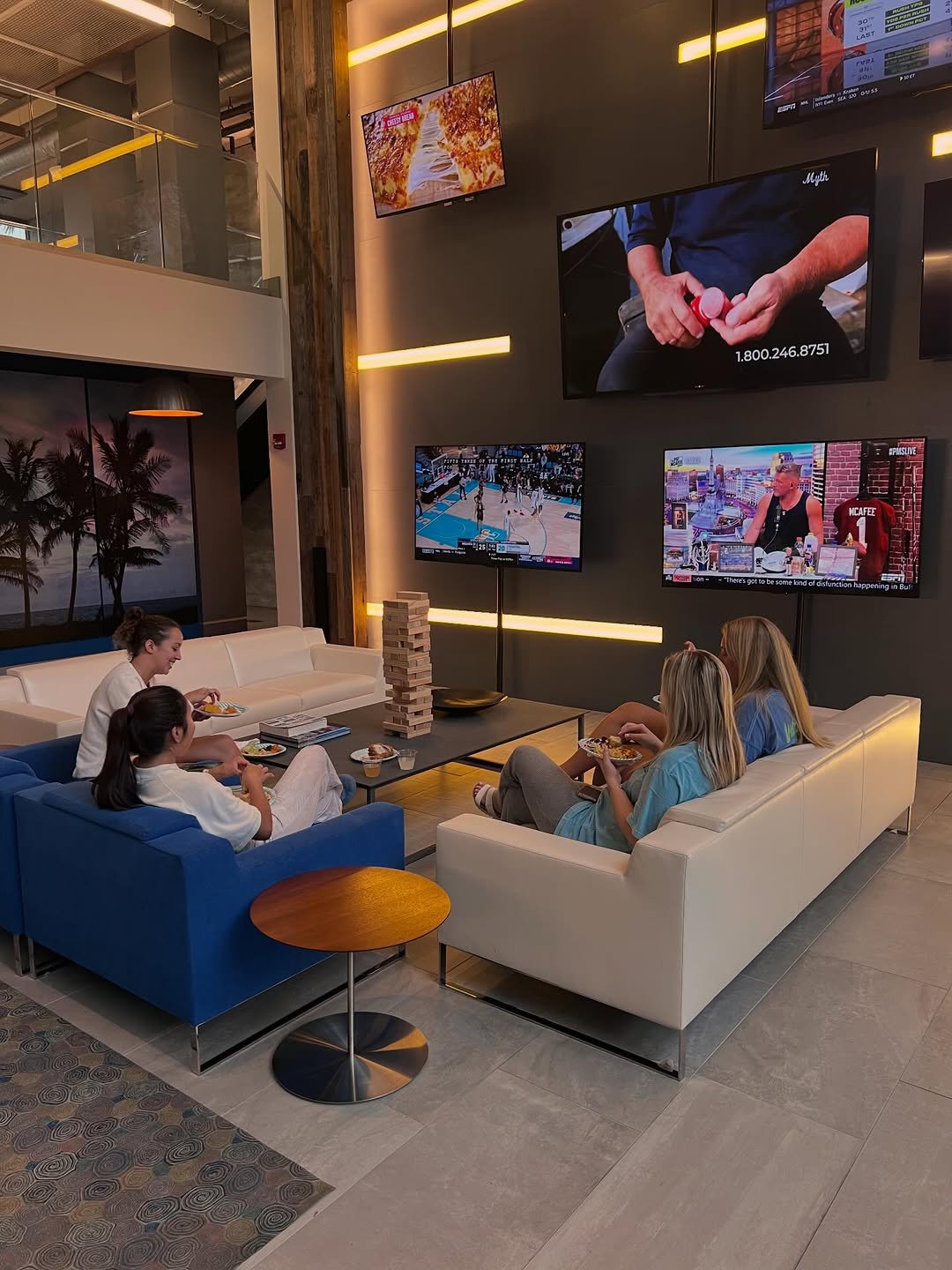 Our residents love watching TV and hanging out with friends in the clubhouse\u2014it's the perfect spot to relax, unwind, and enjoy good company! \ud83d\udcfa\u2728