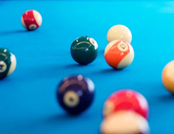 Pool table in the Movie Room at University Park