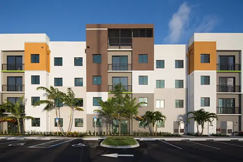 View of Apartment Building in Boca Raton