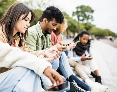 Friends relaxing on Boca Raton beach
