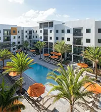 Pool and Lounge area at University Park