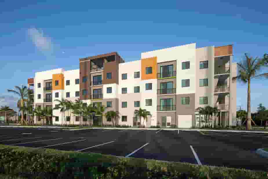 View of Apartment Building in Boca Raton