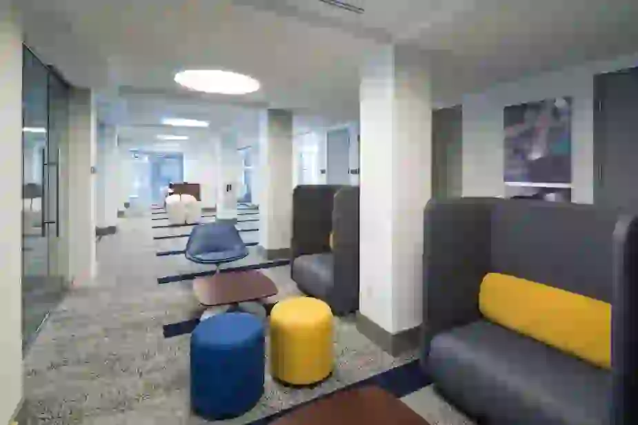 Study pod chairs at University Park
