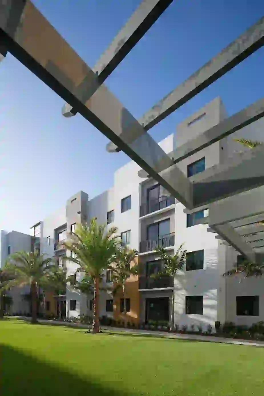 Turf courtyard at University Park