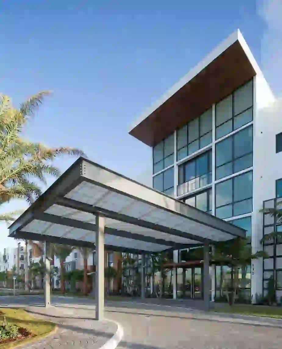 University Park front entryway