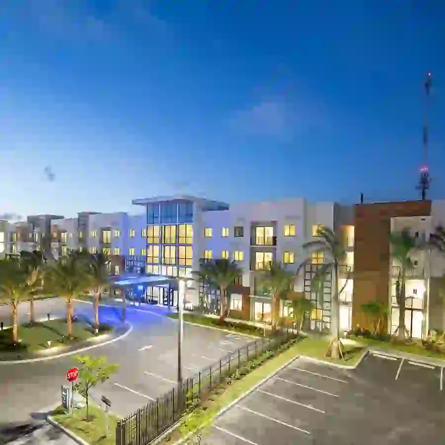 Exterior view of University Park in Boca Raton Florida